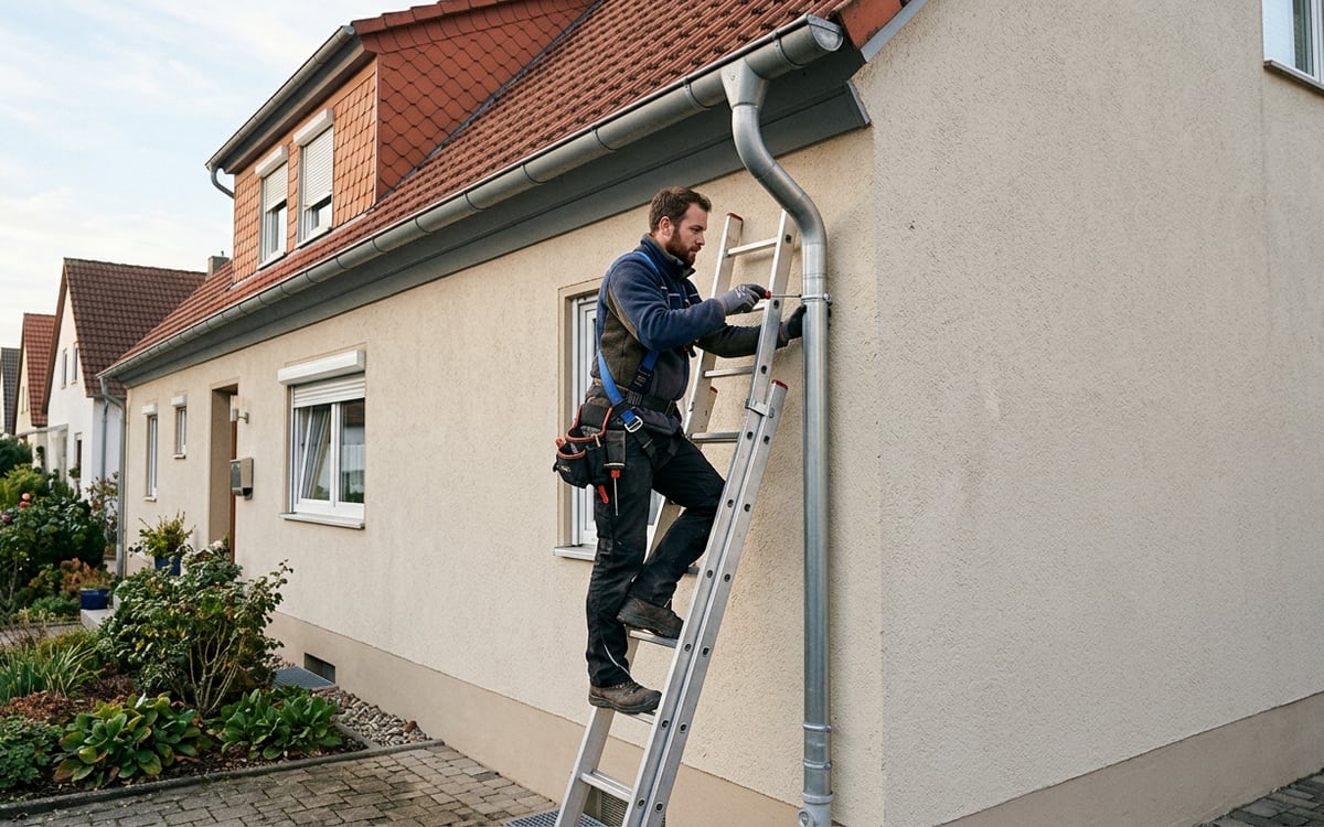 Fallrohrreparatur