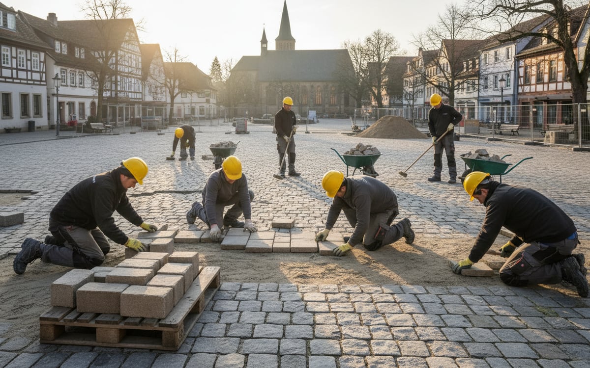 Pflasterarbeiten